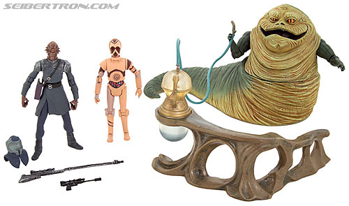 Toy Fair 2009: Hasbro Official Images: Star Wars - Transformers Event: 008-CW-Jabba-The-Hutt-Battl