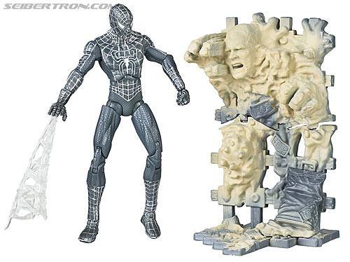 Toy Fair 2008: Spider-Man - Transformers Event: Black-Suited-SpiderMan-with