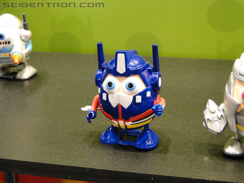 Toy Fair 2011: Toy Fair at Javits Center - Transformers Event: Eggbods Transformer Optimus Prime from <a href="http://eggbods.com/" target="_blank">Bluw</a>