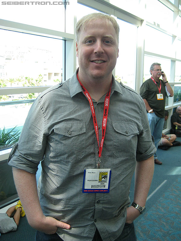 SDCC 2011: Miscellaneous SDCC Pics - Transformers Event: IDW artist (and fellow Seibertronian) Robby Musso