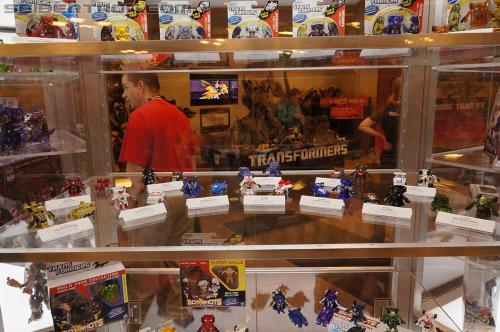 BotCon 2012: Transformers Bot Shots products display - Transformers Event: DSC07119