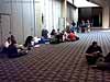 BotCon 2004: Fans and Miscellaneous Pics - Transformers Event: People desperately waiting for the Peter Cullen session to start