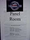 BotCon 2004: Fans and Miscellaneous Pics - Transformers Event: Panel Room sign