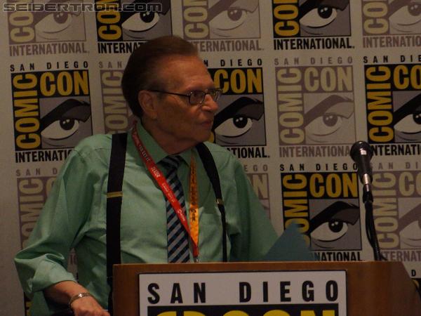 SDCC 2012: Panel - Larry King interviews Peter Cullen - Transformers Event: DSC02337