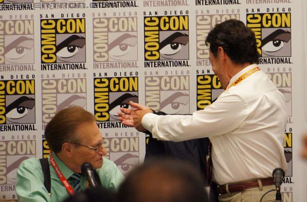 SDCC 2012: Panel - Larry King interviews Peter Cullen - Transformers Event: DSC02360