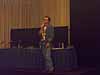 BotCon 2004: Voice Actors / Writers - Transformers Event: Dan Gilvezan (Bumblebee) speaking at the BotCon 2004