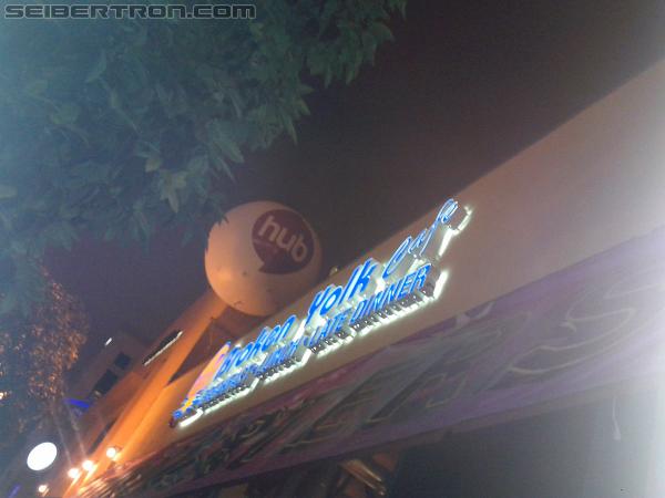 SDCC 2012: The Hub takes over San Diego Restaurant - Transformers Event: IMG 20120711 223815