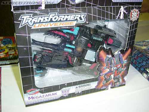 OTFCC 2004: Day 1: Friday Night - Transformers Event: Front of Megazarak's packaging