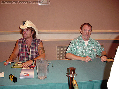 OTFCC 2004: Day 3: Sunday - Transformers Event: Scott McNeil and Michael McConnohie signing autographs