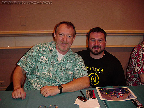 OTFCC 2004: Day 3: Sunday - Transformers Event: Michael McConnohie (voice actor for Cosmos, Tracks and RID Hot Shot) and Seibertron