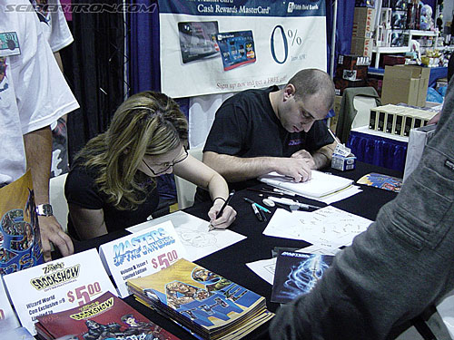 Wizard World 2004 - Transformers Event: He-Man MOTU booth