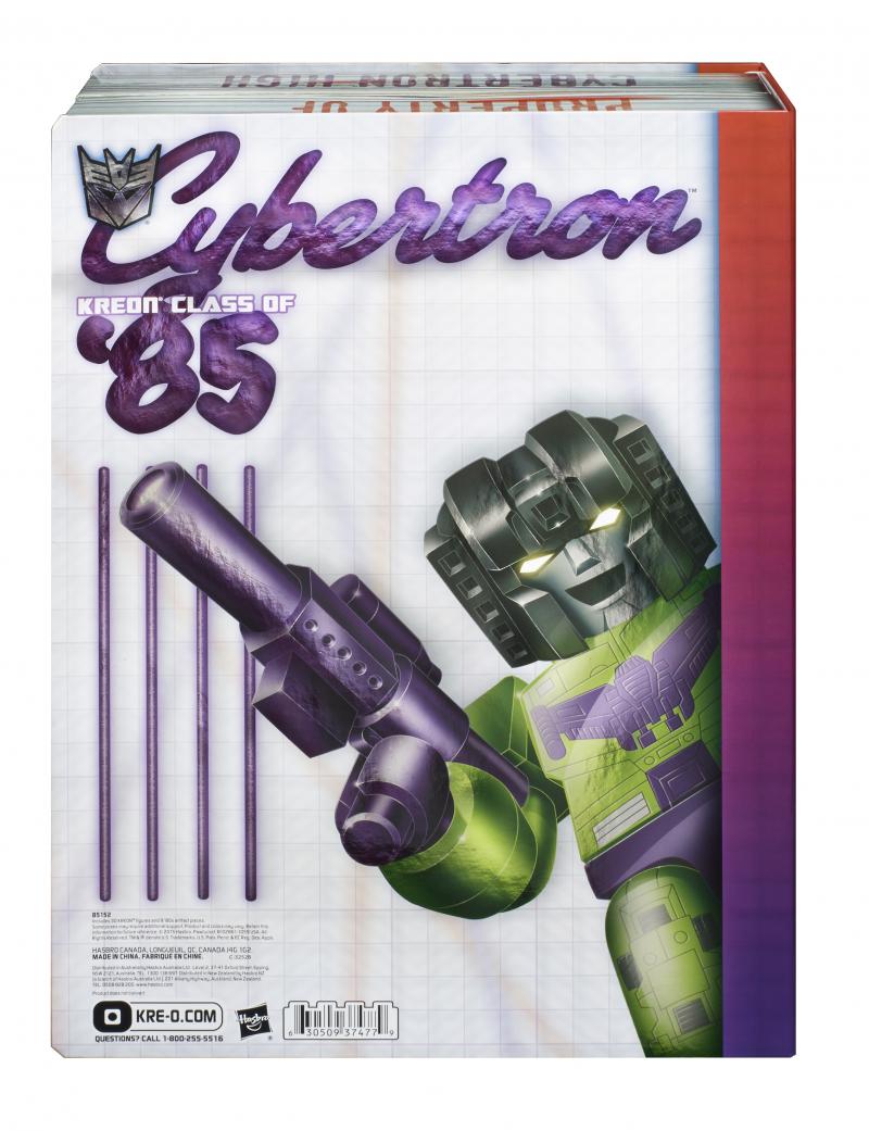 SDCC 2015: Official Product Images of Hasbro's SDCC 2015 Exclusives - Transformers Event: Transformers Kreo 4 Packaging Back