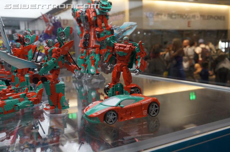 SDCC 2015: Hasbro Booth: Combiner Wars G2 Menasor and the Stunticons - Transformers Event: DSC03258