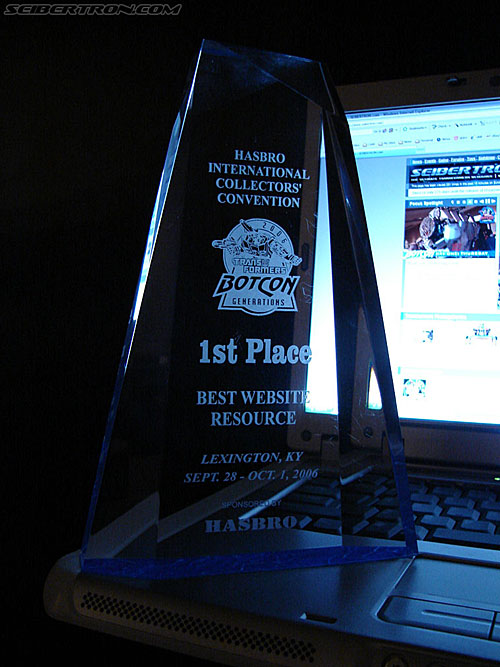 BotCon 2006: BotCon Website Awards - Transformers Event: