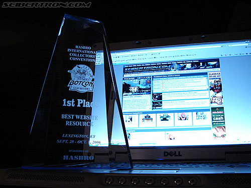 BotCon 2006: BotCon Website Awards - Transformers Event: