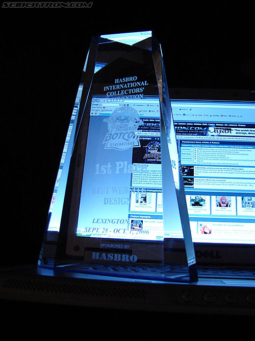 BotCon 2006: BotCon Website Awards - Transformers Event: