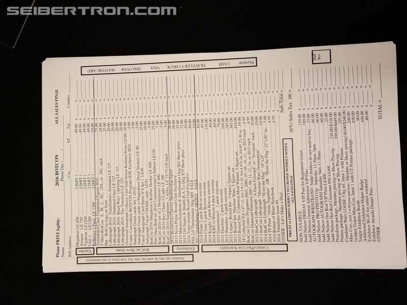 Botcon 2016: Miscellaneous Pics - Transformers Event: 20160407 173245