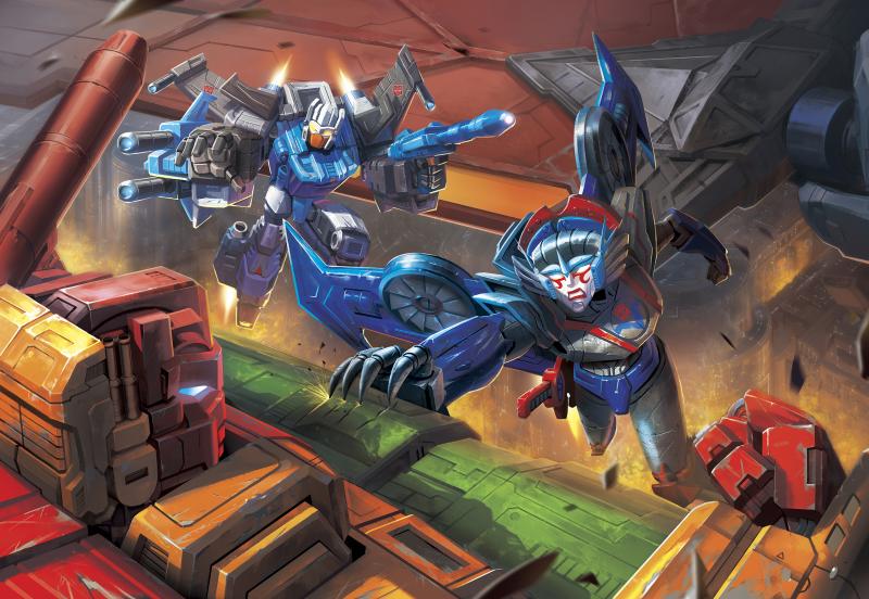 SDCC 2016: Official Images of SDCC and Cybertron Con Product Reveals - Transformers Event: SDCC 2016 Titan Force Panel Illustration Hr