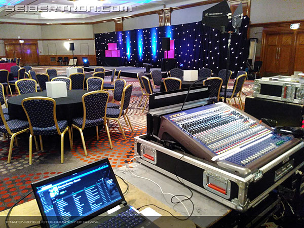 TFNation 2016 - Transformers Event: Saturday night set-up
