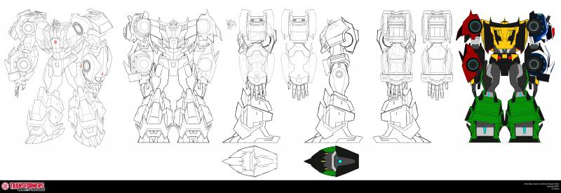 Transformers News: Transformers: Robots In Disguise Combiner Force Ultra Bee, Menasor Cartoon Models