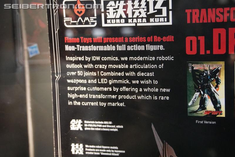 Toy Fair 2017: Drift articulated action figure from Flame Toys - Transformers Event: DSC00908