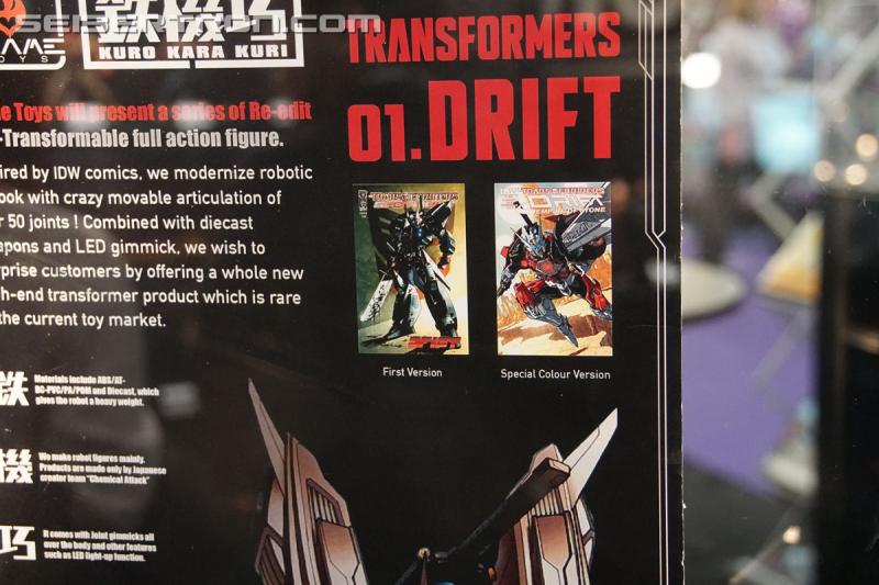 Toy Fair 2017: Drift articulated action figure from Flame Toys - Transformers Event: DSC00909