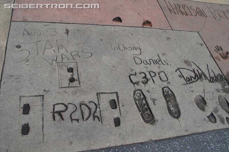 Paramount's Last Knight Super Fan Event - Movie star handprints at Grauman's Chinese Theatre