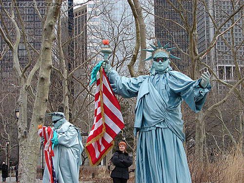 Toy Fair 2007 - New York: Statue of Liberty - Transformers Event:
