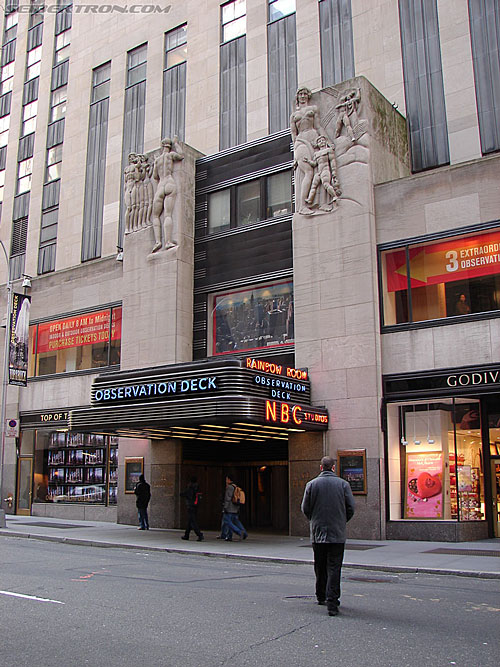Toy Fair 2007 - New York: Rockefeller Center - Transformers Event: