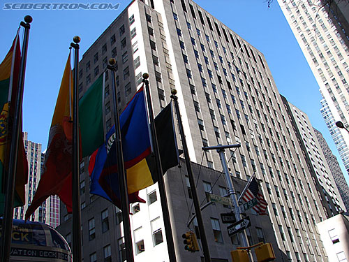 Toy Fair 2007 - New York: Rockefeller Center - Transformers Event: