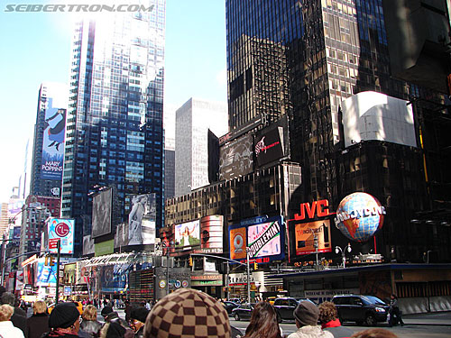 Toy Fair 2007 - New York: Times Square - Transformers Event: