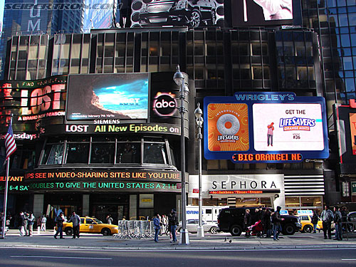 Toy Fair 2007 - New York: Times Square - Transformers Event: