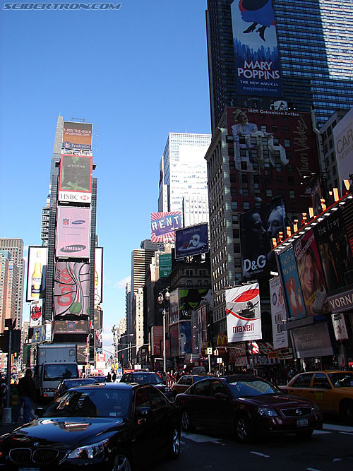 Toy Fair 2007 - New York: Times Square - Transformers Event: