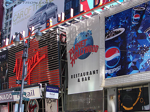 Toy Fair 2007 - New York: Times Square - Transformers Event: