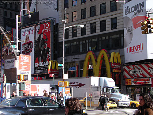 Toy Fair 2007 - New York: Times Square - Transformers Event: