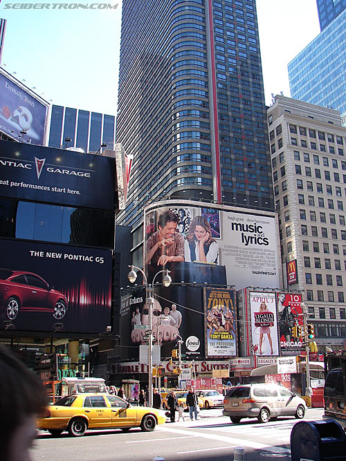 Toy Fair 2007 - New York: Times Square - Transformers Event:
