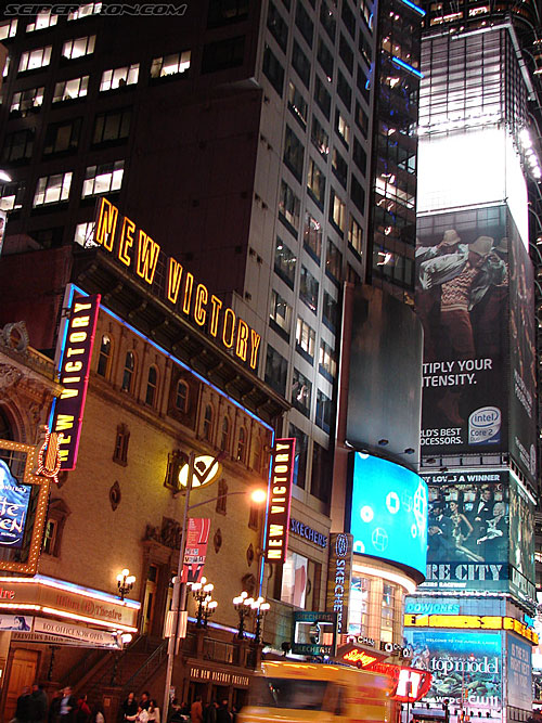 Toy Fair 2007 - New York: Times Square - Transformers Event: