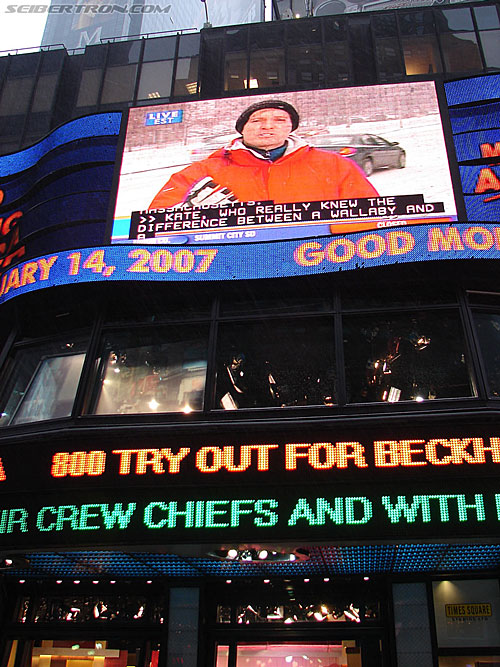 Toy Fair 2007 - New York: Times Square - Transformers Event: