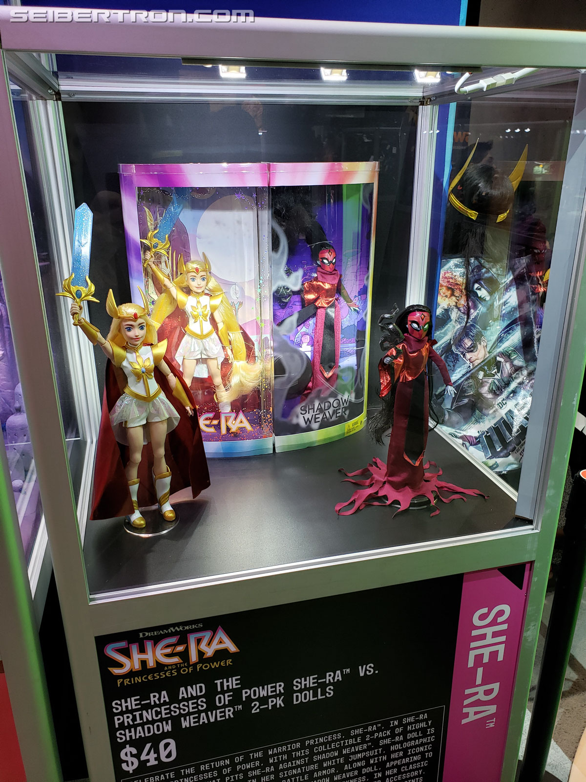 SDCC 2019 She-Ra and The Princesses of Power She-ra Vs Shadow Weaver 2-Pack