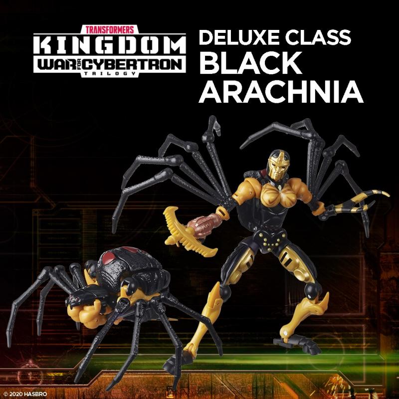 Hasbro PulseCon 2020: Official Transformers product images revealed at PulseCon 2020 - Transformers Event: Wfc Kingdom Deluxe Class Blackarachnia 1