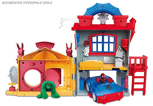 Toy Fair 2008: Marvel - Transformers Event: Super-Hero-Squad-Playset