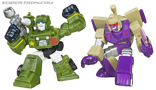Toy Fair 2008: Transformers Robot Heroes - Transformers Event: Hound vs Blitzwing