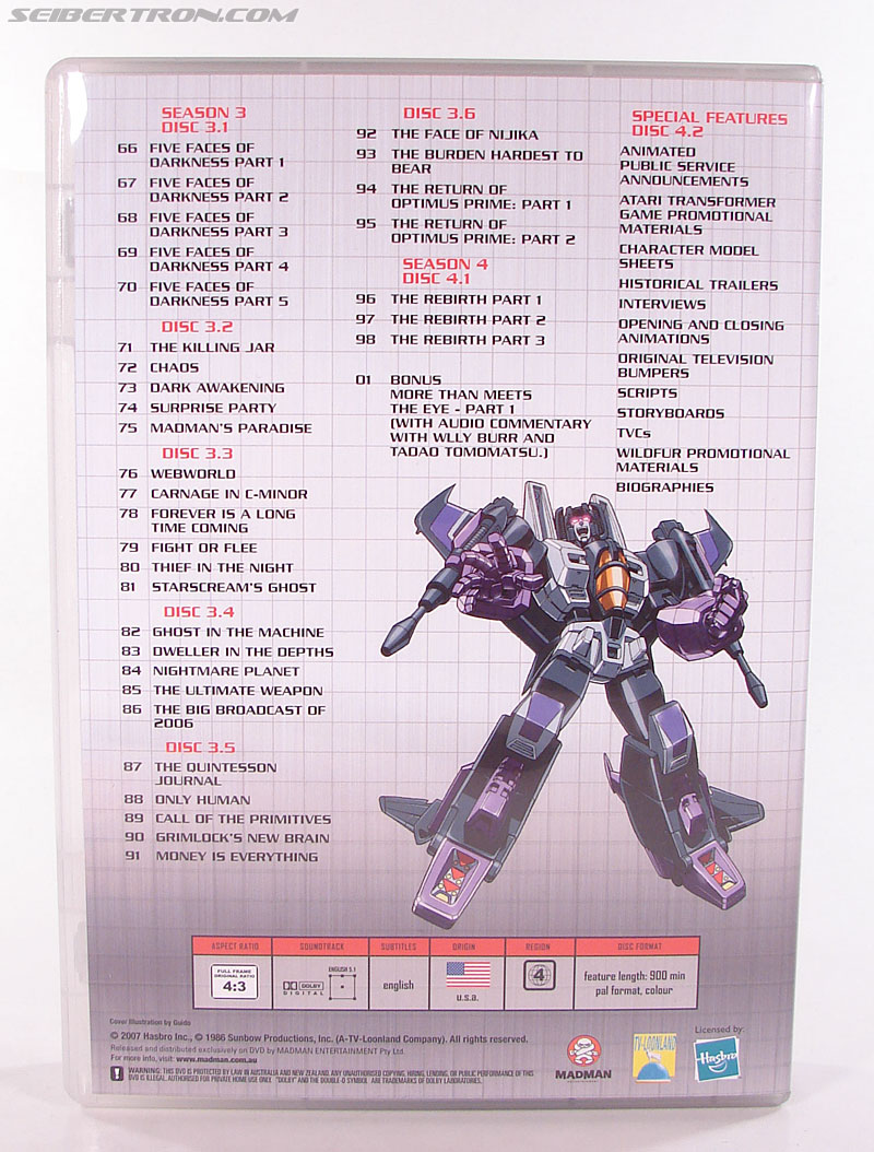 Dvd Transformers G1 Completo