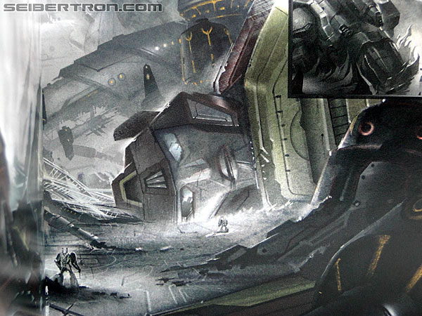 Transformers News: Gallery of art book included with Activision's Transformers: Fall of Cybertron Image