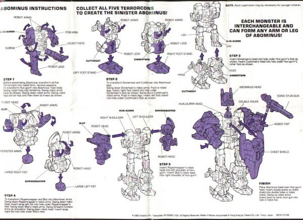 Instructions for Abominus
