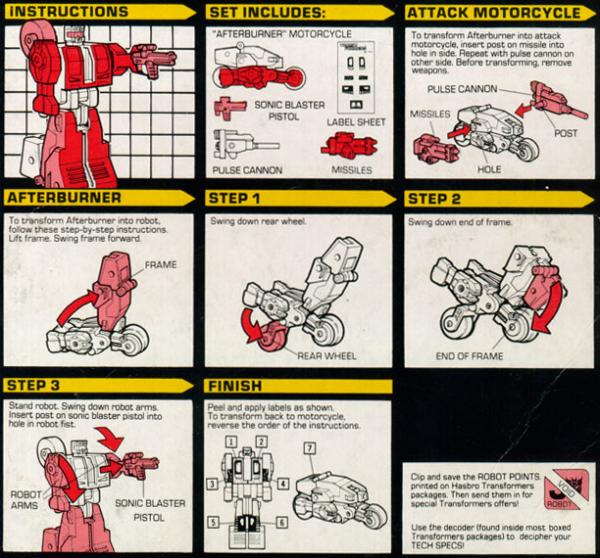 Instructions for Afterburner