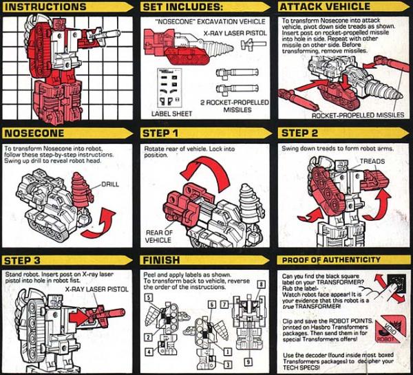 Instructions for Nosecone