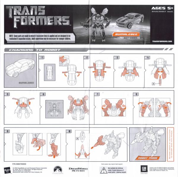 Instructions for Bumblebee