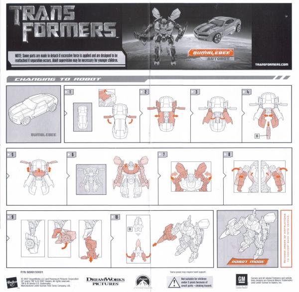 Instructions for Bumblebee