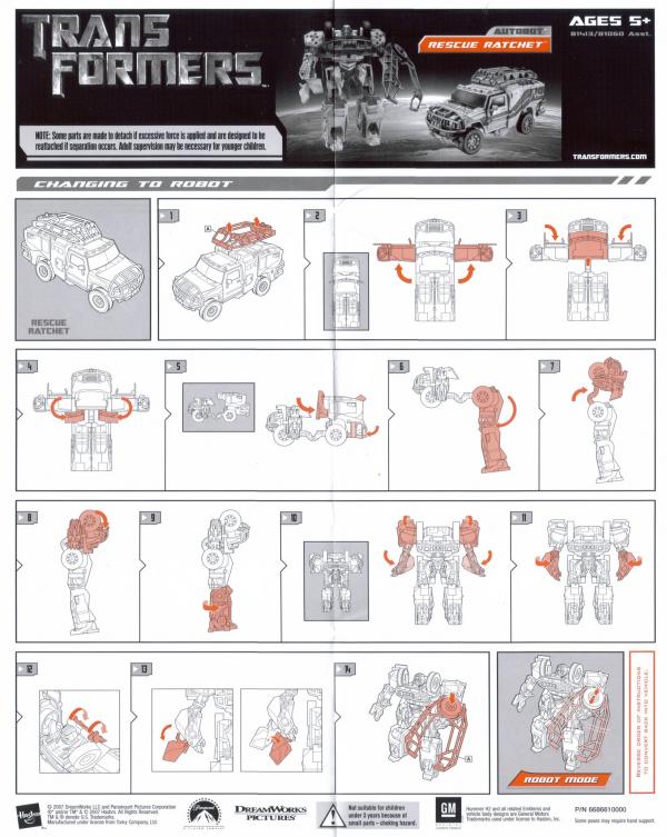 Instructions for Rescue Ratchet